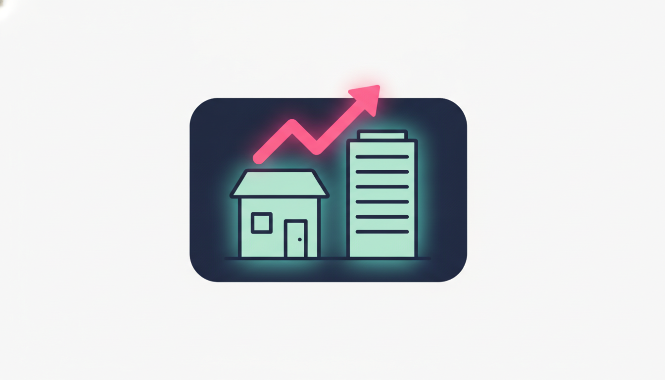 A corner shop and a skyscraper standing at the same height inside an AI answer panel